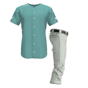 Diseño de Logotipo Personalizado, Uniforme de Béisbol Transpirable, Ropa Deportiva Cómoda, Jersey para Adultos de Talla Grande, 100% Poliéster, Impresión Digital - Product Image 1