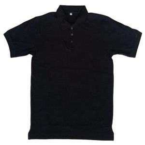 Polo homme premium bleu ciel en mélange de coton, coupe classique, col polo, manches courtes, uni, décontracté. - Product Image 1