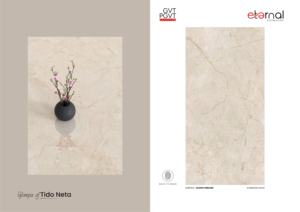 กระเบื้องพอร์ซเลนลายโมเดิร์น ขนาด 60x120 ซม. (600x1200 มม.) 24x48 นิ้ว ผิวมันเงา รูปแบบขนาดใหญ่ ดีไซน์หรูหรา สำหรับโครงการระดับพรีเมียม - Product Image 5