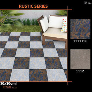 Dalles de sol numériques haute performance pour parking, céramique mate extérieure 300x300mm 30x30cm 12x12 pouces pour zones à fort trafic - Product Image 1