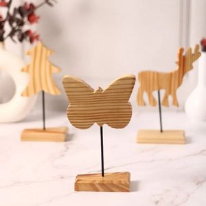 Soporte de Madera para Decoración Navideña, Juego Familiar para Sala de Estar - Product Image 5