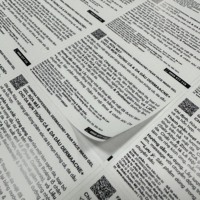 Étiquettes d'expédition thermiques directes vierges 4x6 en accordéon et en rouleau, autocollants personnalisés avec code-barres, fabricant vietnamien, livraison directe