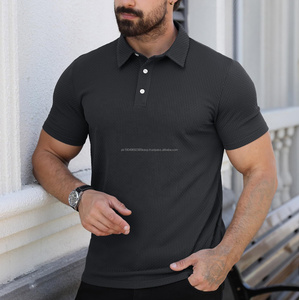 Camiseta Deportiva de Manga Corta para Hombre, de Secado Rápido, con Spandex, para Polo, Transpirable, Informal, para Entrenamiento, Golf y Trabajo - Product Image 2