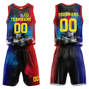 Tenue de basketball moderne, vêtements de sport athlétiques, tenue performante à ajustement flexible, uniforme de basketball - Product Image 1