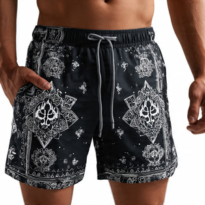 Shorts de sport pour femmes, shorts d'entraînement 100% polyester, taille élastique, shorts d'été pour la rue, vêtements de fitness pour femmes - Product Image 3