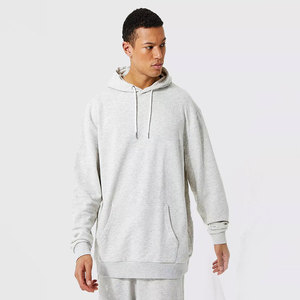 Sweat à capuche pour homme de haute qualité, élégant, épais, avec logo personnalisé, en coton côtelé, impression DTG, style décontracté oversize, style streetwear, vente en gros - Product Image 1