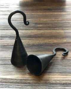 Iron Cone Candle Stand With Ring <b>Top</b> For Metal Candle Holders - Product Image 6