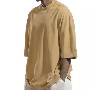 Nouvelle Arrivée 2026 – T-shirt d'été décontracté en coton tricoté 100 %, col rond, imprimé, coupe oversize pour homme, conception OEM, fabriqué au Pakistan - Product Image 3