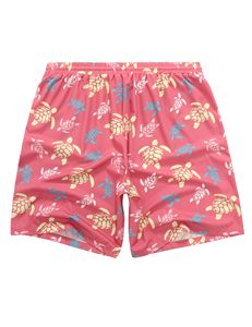 Short de bain pour hommes, imprimé dégradé, taille élastique avec cordon de serrage, pour la plage, l'été, les vacances, coloré, léger, haut de gamme - Product Image 2