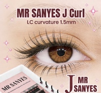 定制 MR SANYES 专业 J 型卷曲睫毛延长件 LC 曲度 从优质材料到美丽睫毛，一切皆有可能
