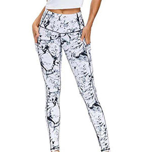 Leggings de Yoga para Mujer, Cintura Alta Elástica, Suaves, Ajustados, Control de Abdomen, Ligeros, con Bolsillos, Colores Personalizados al por Mayor - Product Image 1