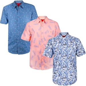 เสื้อเชิ้ตชายแขนสั้นพิมพ์ลายทรอปิคอลสไตล์ชายหาดลำลองติดกระดุมสำหรับฤดูร้อนวันหยุดสีสันสดใสน้ำหนักเบา เสื้อชายหาดสำหรับผู้ชาย - Product Image 3