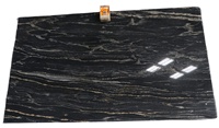 Dalles et carreaux de granit noir et blanc poli moderne de la Forêt-Noire, haute résistance, garantie 2 ans, fabricant et exportateur indien