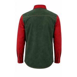 Mens Long Sleeve NFPA 2112 <b>Flame</b> Retardant Work <b>Shirt</b> Anti-Static FRC Pearl Snap Welding Workwear - Product Image 3