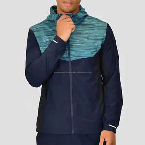 Survêtement d'entraînement confortable à fermeture éclair, coupe classique, pour homme, hiver, uni, écologique, respirant, vente chaude 2026 - Product Image 4