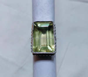 แหวนเงินสเตอร์ลิง925แหวนอัญมณีแหวนเงินสเตอร์ลิงทำมือรูปวงรี - Product Image 5