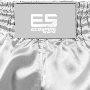 Pantalones Cortos de Muay Thai para Hombre, Estilo Nuevo, Color Sólido, Logotipo Frontal, Transpirables, de Secado Rápido, Satén/Poliéster, Personalizables, Hechos en Pakistán - Product Image 5