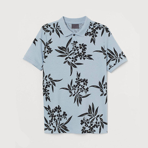 เสื้อเชิ้ตแขนสั้นผู้ชาย ผ้าผสมขนสัตว์ ดีไซน์กระดุมลำลอง ระบายอากาศได้ดี ทรงปกติ ลายกระบองเพชรด้านหน้า - Product Image 4