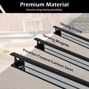 Silver <b>Magnetic</b> Tool Organizer <b>Strips</b> 6 Pack Carbon Steel Construction Clutter-Free Workspace Tool Holder - Product Image 5