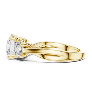 Unnati jewels Anillo de diseño de corazón abierto chapado en oro rosa de 10K Regalo romántico para aniversario o día de San Valentín - Product Image 4