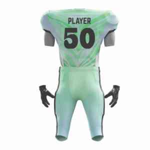 Vêtements de sport Summit Peak, tissu de qualité supérieure, durabilité longue durée, impression, uniforme de football américain - Product Image 3