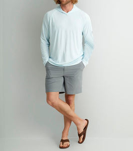 Haut de pêche à manches longues pour homme grande taille, imprimé, en polyester, séchage rapide, respirant, avec capuche, par sublimation - Product Image 1