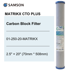 Filtre à eau en bloc de carbone NSF 42 pour système domestique de 20 pouces, cartouche activée pour une hydratation propre et fraîche - Product Image 2