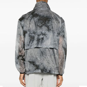 Sudadera Unisex con Capucha y Cierre de Media Cremallera, Estilo Tie-Dye, Corte Regular, Cuello Alto, para Invierno - Product Image 4