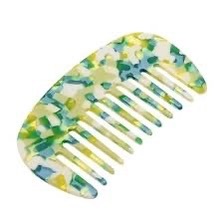 Peigne en résine professionnel pour barbier, coiffure de salon, écologique, décoration DIY, haute qualité, forme personnalisée ILAHI, ange d'art populaire - Product Image 1
