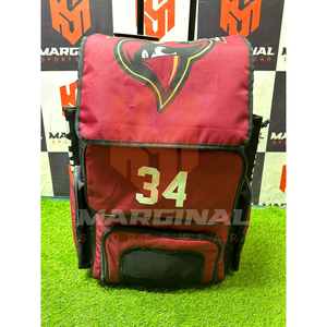 Bolsa de Deporte Ligera de Gran Capacidad para Béisbol y Sóftbol, con Forro de Poliéster Sublimado Personalizado, para Juegos Escolares - Product Image 1