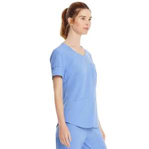 Uniformes Médicos Más Vendidos en 2026, Uniformes de Hospital Transpirables de Sarga, Uniformes de Enfermería de Manga Corta, Nuevo Color, Conjunto de Uniformes Unisex - Product Image 5