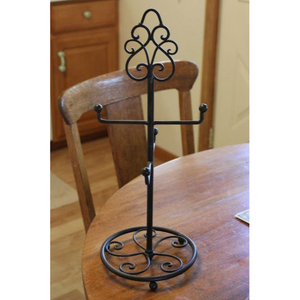 Wholesaler Iron Metal Mug Holder Stand With Curved Hooks For Kitchen Countertop Dining Table Mugs <b>Storage</b> Stand On Sale - Product Image 5