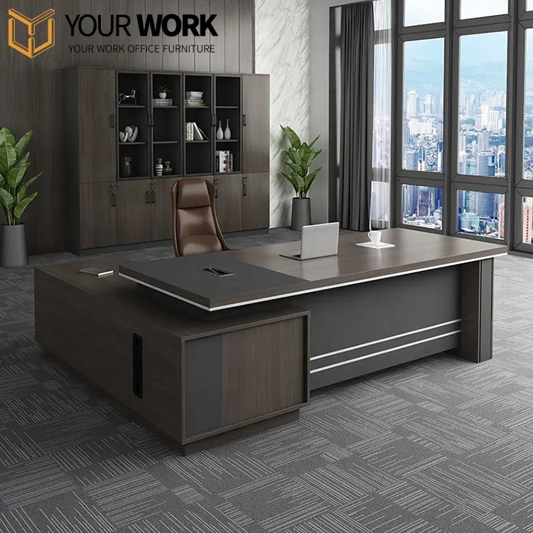 Commercial Furniture Manager Office Table Office Desk Modern Ceo Desks Executive L Shape Desk