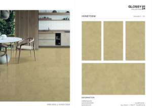 Carreaux de porcelaine modernes avec surface brillante et mate, dimensions 60x120cm, 600x1200mm, 24x48, pour un design élégant des murs et sols intérieurs. - Product Image 3