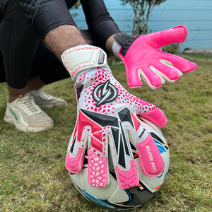 Finger-protected Soccer Goalkeeper <b>Gloves</b> Custom Goalkeeper <b>Gloves</b> Manufacturer Wrist-strap Breathable German Latex High Quality - Product Image 1