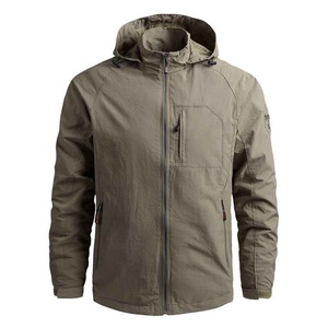 Arrival Latest Customized Windbreaker <b>Jackets</b> with Customized Colors for Casual Use Zipper Closure Casual Outdoor Wear Polyester - Product Image 1