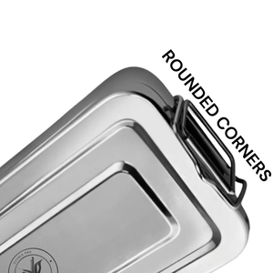 Caja de Instrumentos Manual de Acero Inoxidable 5.5x12x2 Pulgadas con Tapa, Cerradura y Asa, Bandeja de Almacenamiento para Esterilización Quirúrgica, UCI, Hospital, Primeros Auxilios - Product Image 3