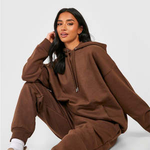 Conjunto Deportivo Oversize para Mujer, Sudadera con Estampado Puff y Pantalones Deportivos, Traje para Fitness y Jogging - Product Image 5