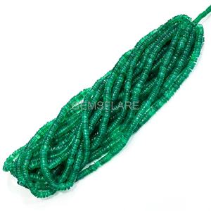 Natural Green Onyx Heishi <b>Beads</b> Smooth Green Onyx <b>Beads</b> 5-6MM Green Onyx Flat Disc <b>Beads</b> Green Gemstone <b>Beads</b> For Jewelry Making - Product Image 5