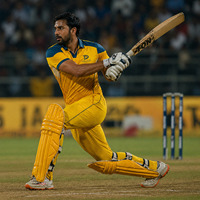 Kurzarm Cricket Trikot Safrangelb & Petrolblau Polyester Top Individuell Bedruckt OEM Match-Bekleidung