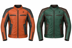 Veste de moto en cuir imprimée en couleur personnalisée |   Fabricant OEM ODM |   Qualité de conception haut de gamme |   Vêtements de course |   Toutes les saisons - Product Image 5