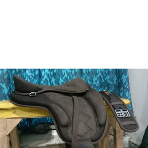 New ZigZag Design <b>Treeless</b> Synthetic Freemax Horse <b>Saddle</b> - Product Image 3