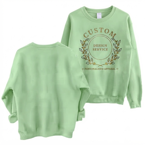 เสื้อสเวตเชิ้ตผ้าฟลีซสีเขียวมิ้นท์ ระบายอากาศได้ดี สำหรับผู้หญิง คอทรงกลม สีน้ำเงินโคบอลต์ แขนทรงกระบอก มีซับใน พร้อมปักโลโก้ตามสั่ง ผลิตจากโพลีเอสเตอร์ - Product Image 1