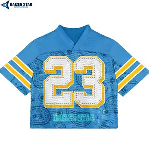Maillot de football en mesh de haute qualité à manches courtes, imprimé, séchage rapide, respirant, tenue de sport, uniforme d'équipe personnalisé - Product Image 4
