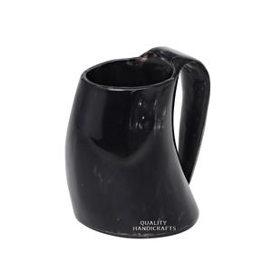 Chope à bière/vin en corne de buffle Viking, écologique, faite à la main, polie, authentique, pour Noël et anniversaire - Product Image 1