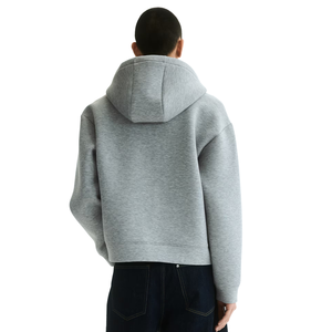Loose Fit <b>Zip</b> Through Hoodie Soft Cotton Blend Full <b>Zip</b> <b>Hooded</b> Sweatshirt Casual Streetwear Custom OEM ODM Factory Supplier - Product Image 2