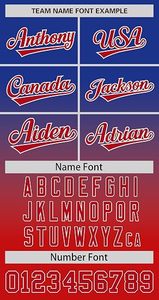 เสื้อเบสบอลแบบซับลิเมชั่นสั่งทำพิเศษสำหรับผู้ชาย แขนสั้น คอปกเบสบอล ระบายเหงื่อได้ดี สีไล่ระดับ แดง-น้ำเงิน 100% สำหรับเล่นกีฬา - Product Image 4