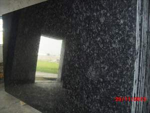 Black Galaxy Granite Slabs Polished Natural Stone for Kitchen Countertops Bathroom <b>Vanity</b> Flooring Wall Cladding Luxury Interior - Product Image 4