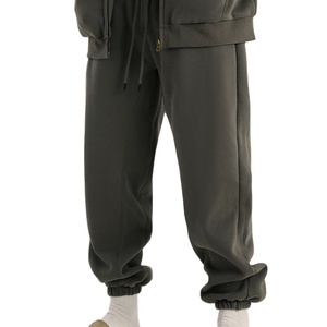 2025 Custom Men's Jogging Gym Sweatpants Stacked Sweatpants for Sports and Streetwear Knee Length Customizable Joggers <b>Pants</b> - Product Image 1