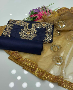 Traje de novia Mehndi premium con bordado Zari, detalles de lujo y confección a medida para ocasiones especiales de boda - Product Image 3
